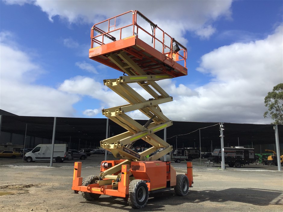 2015 JLG 4394RT Scissor Lift Auction (0011-5058756) | Grays Australia