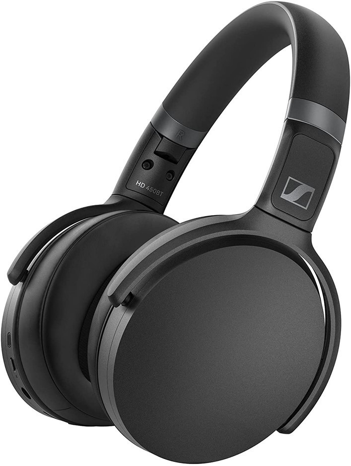 SENNHEISER HD 450BT Over Ear Noise Cancelling Wireless Headphones, Black. M
