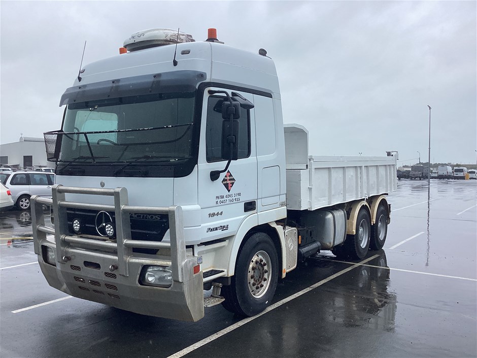 No Reserve 2007 Mercedes Benz Actros 6 x 4 Tipper Truck