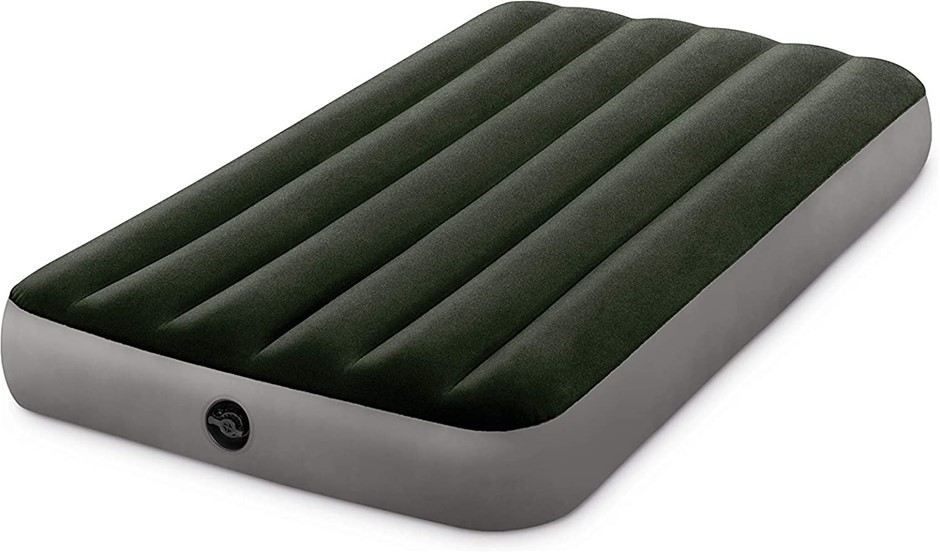INTEX Prestige Downy Airbed, Black, Size: Single, Product Dimensions: 191L