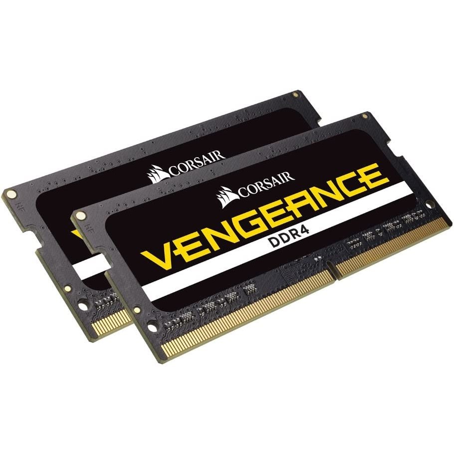 CORSAIR Vengeance 32GB (2x16GB) DDR4 2666MHz CL18 SODIMM Notebook Memory, C