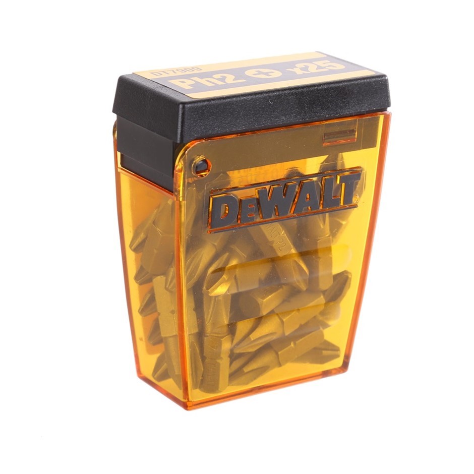 75 Packs of 25 x DeWALT PH2 x 25mm Screwdriver Bits.
