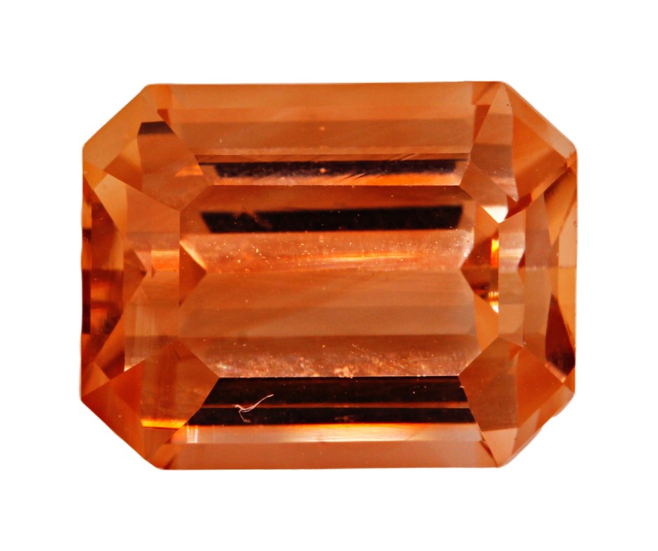 7.01 Carats Natural Imperial Topaz - AIG Certified