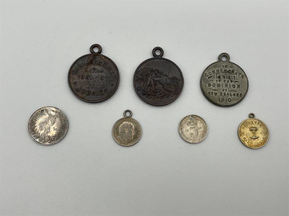 7 x Asstd. Medals incl. Marlborough, Gabriels Gully Jubilee,