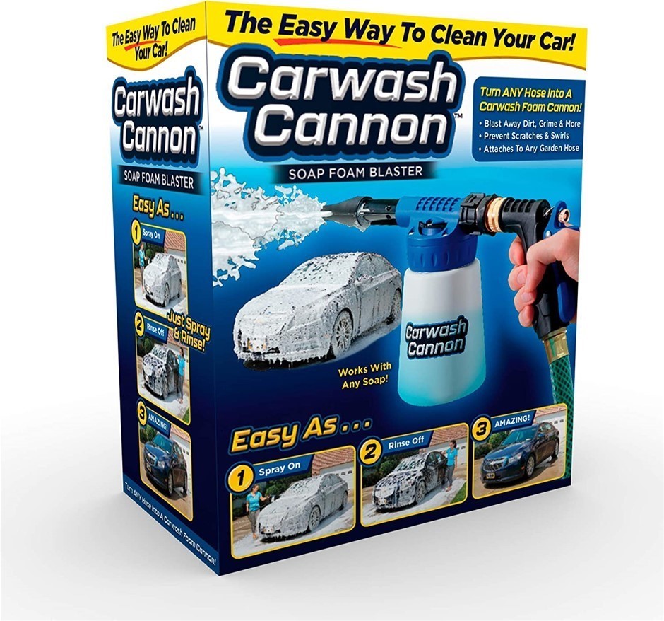 ONTEL Car Wash Cannon Foam Blaster Hose Nozzle Spray Gun.