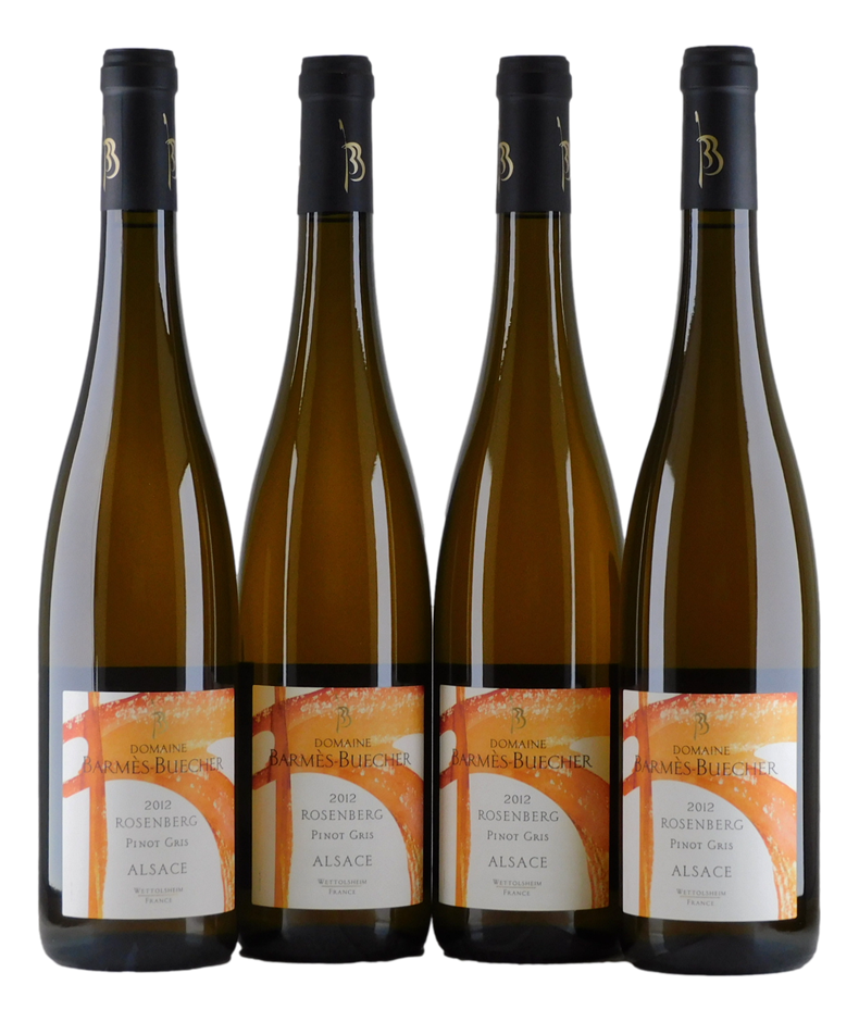 Dom Barmes Buecher Rosenberg Pinot Gris 2012 (4x 750mL). Alsace. 5* Prov.