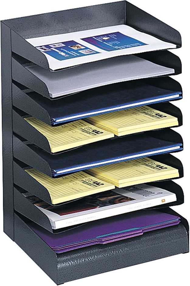 SAFCO 8 Tier Desk Organizer for Home, Office, Classroom & More, File Organi