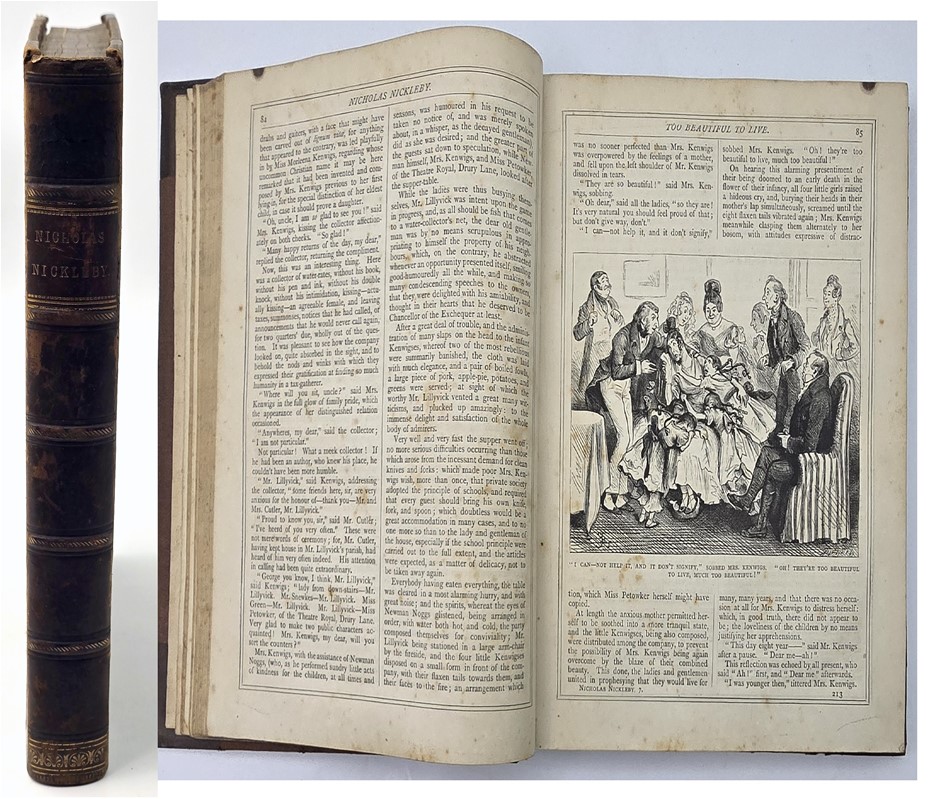 No Reserve Charles Dickens, Nicholas Nickleby, 1869 Edition