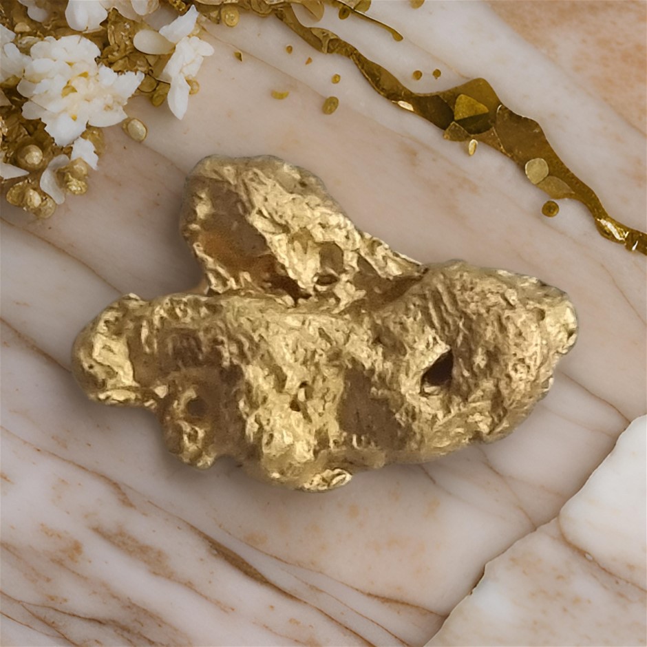 Australian  Natural Gold Nuggets From Western Australia 0.085 g