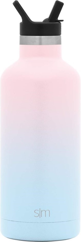 SIMPLE MODERN 32oz Ascent Water Bottle with Straw Lid, Stainless Steel Hydr