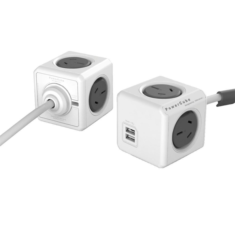 ALLOCACOC 2pk PowerCube, Extended USB. N.B: Minor use & not in original pac