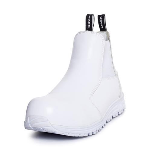 MACK Unisex Tuned Slip-On Slip Resistant Safety Boots, Size US 7 / UK 6 / E