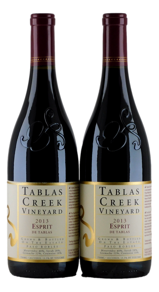 Tablas Creek Esprit De Tablas GSM Counoise 2013 (2x 750mL), USA. 5* Prov.