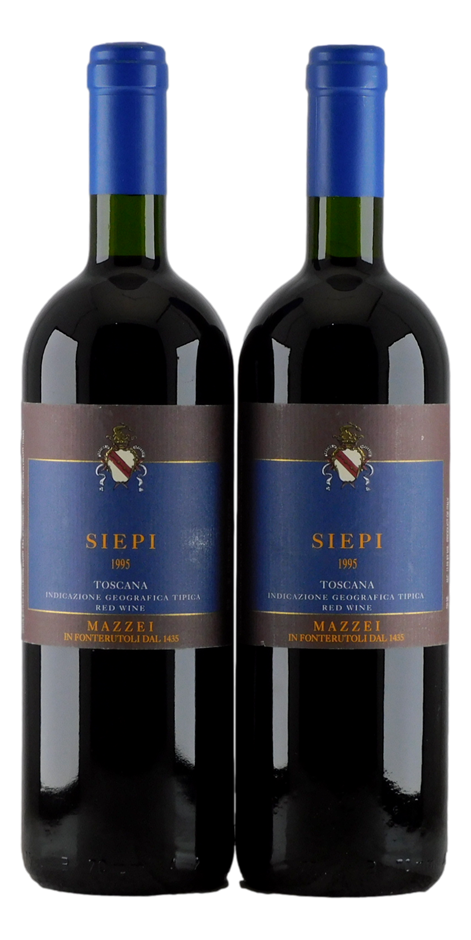 Mazzei Castello Di Fonterutoli Siepi Toscana 1995 (2x 750mL) It. 5* Prov.