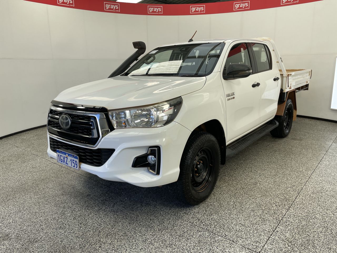 2019 Toyota Hilux SR (4x4) GUN126R T/Diesel Automatic Crew Cab Chassis