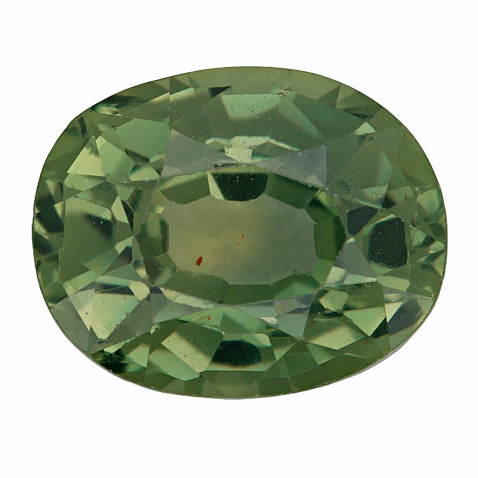 1.08 Carats Green Sapphire