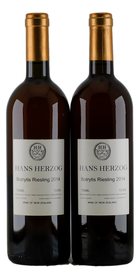 Hans Herzog Botrytis Riesling 2014 (2x 750mL). Marlborough. 5* Prov.