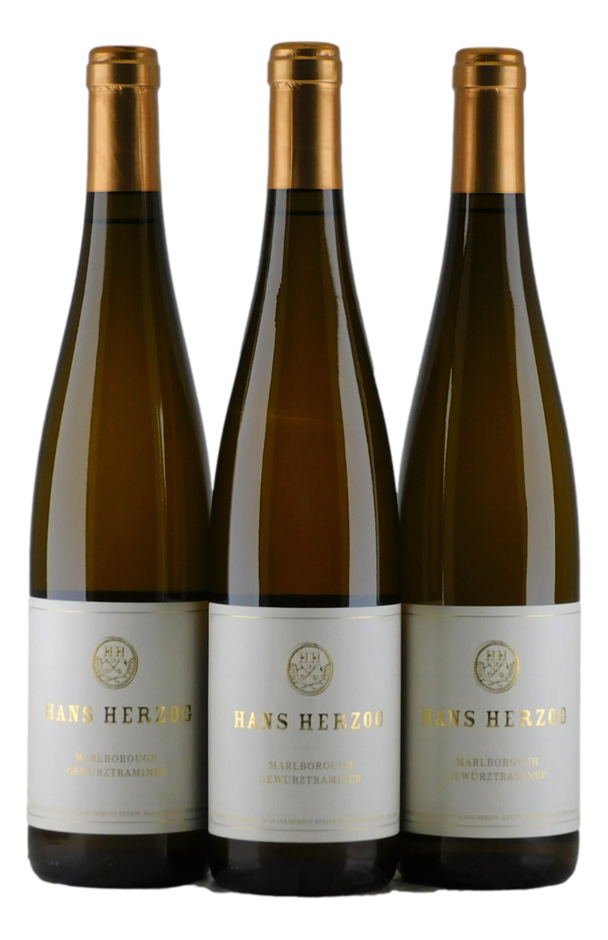 Hans Herzog Gewurztraminer 2013 (3x 750mL). Marlborough. 5* Prov.