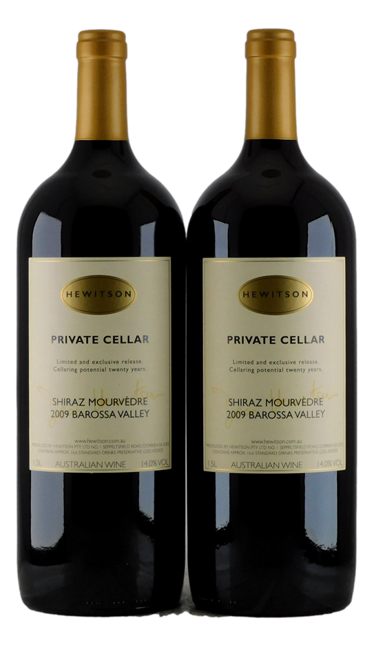 Hewitson Private Cellar Shiraz Mourvedre 2009 (2x 1.5L), Barossa. 5* Prov.