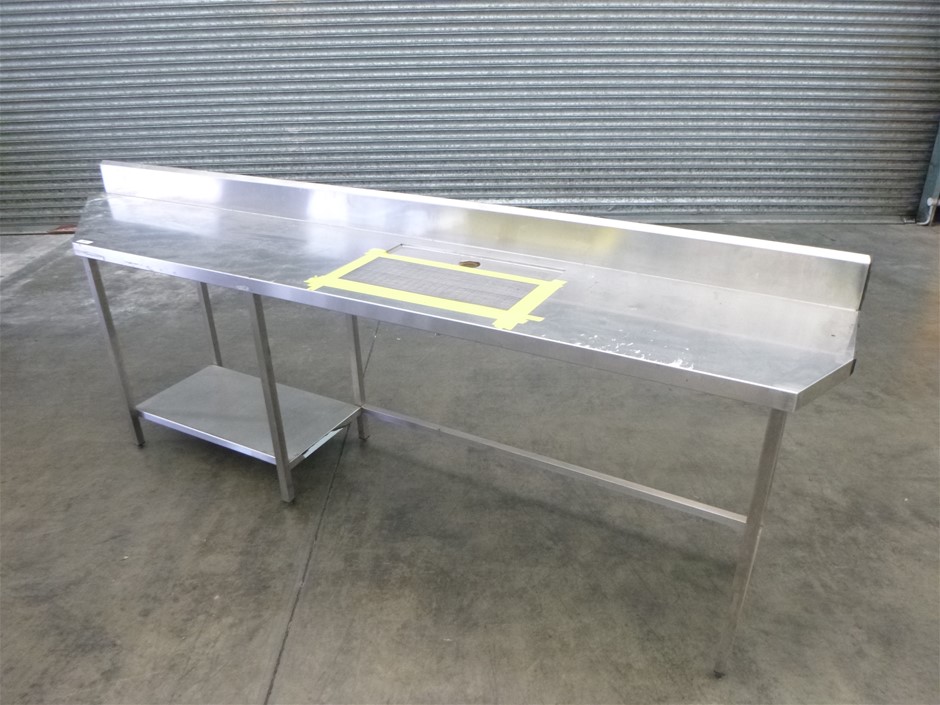 Custom Made Stainless Steel Freestanding Bar Bench Auction (0014 ...