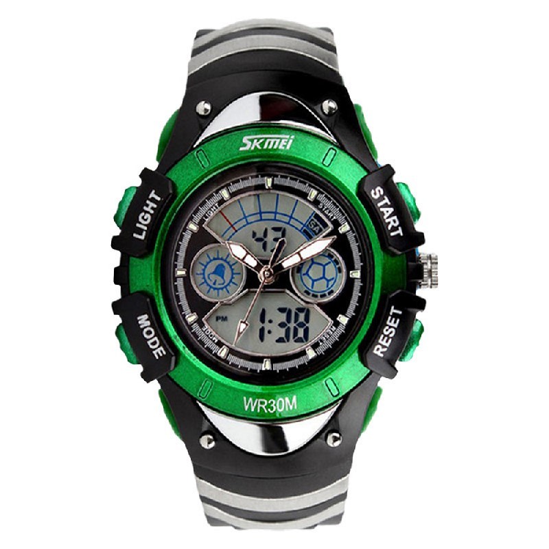 SKMEI Kid's Watch, 37mm, Quartz Movement, Green, 3 Bar Water Resistance, 09