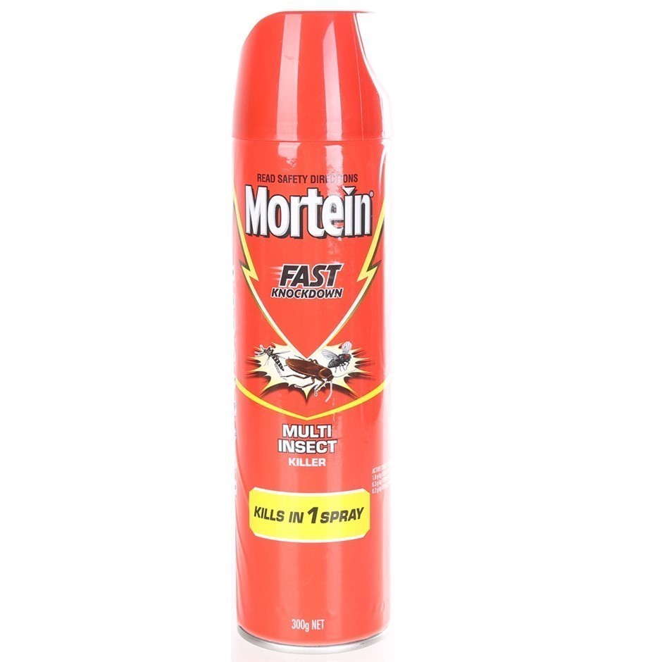 3 x MORTEIN Multi Insect Killer, Fast Knockdown, 300g.