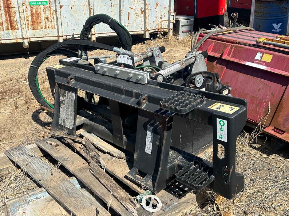 Council Auction - Low Loader Trailer, Planer Attachment 