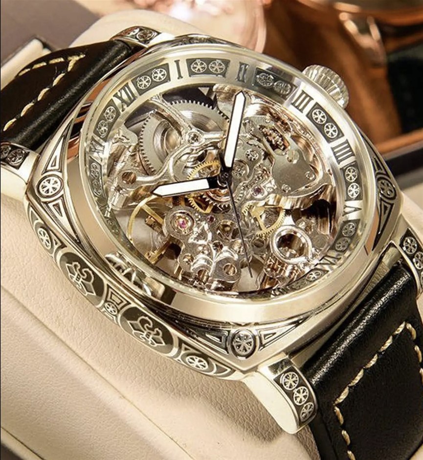 Skeleton mechanical watch Auction (0023-2566129) | Grays Australia