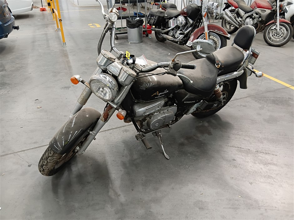 2008 Hyosung Aquila Manual Motorcycle