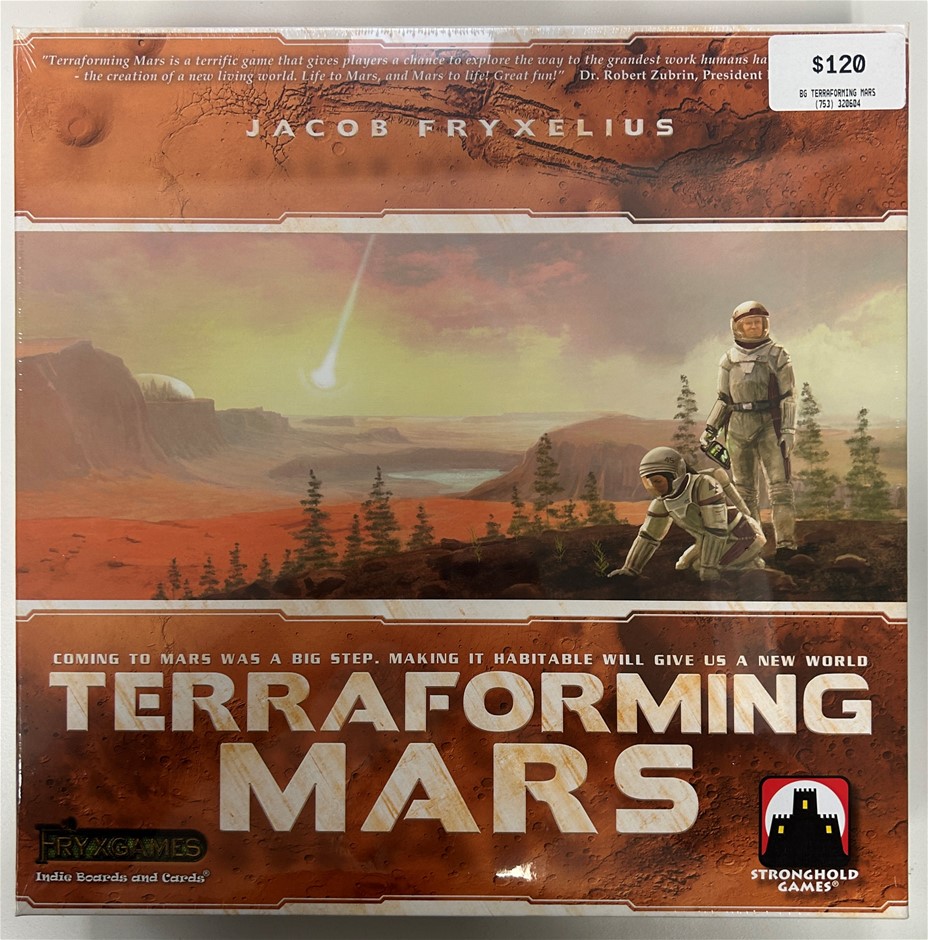 JACOB FRYXELIUS Transforming Mars Board Game Auction (0112-2566326 ...