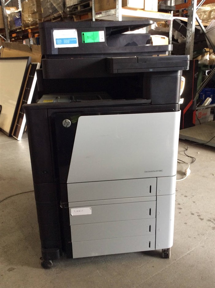 HP Color LaserJet Enterprise flow MFP M880 Printer Auction (0007 ...