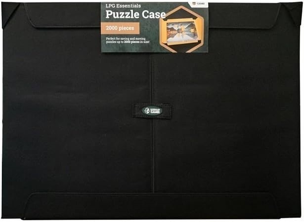 LET'S PLAY GAMES LPG Tri Fold Puzzle Case 2000, Black, LPG PC2000.