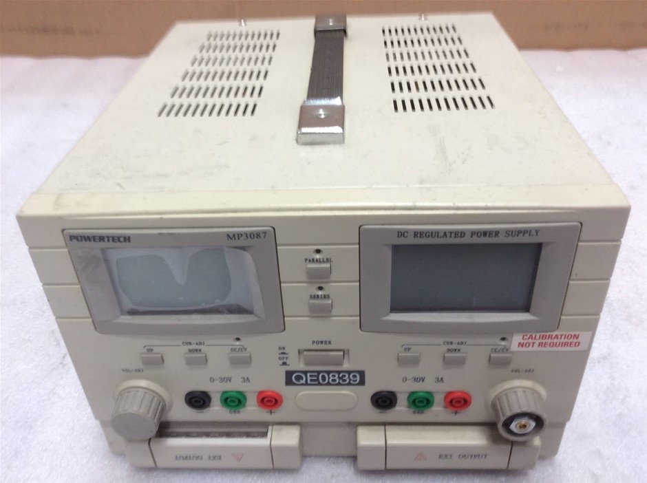 Powertech MP3087 DC Power Supply Auction (0028-2566906) | Grays Australia