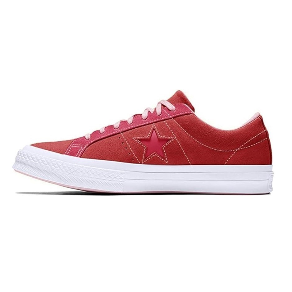 CONVERSE Unisex's One Star Ox Shoes US Size: 11(M), 13(W), Enamel Red / Pin