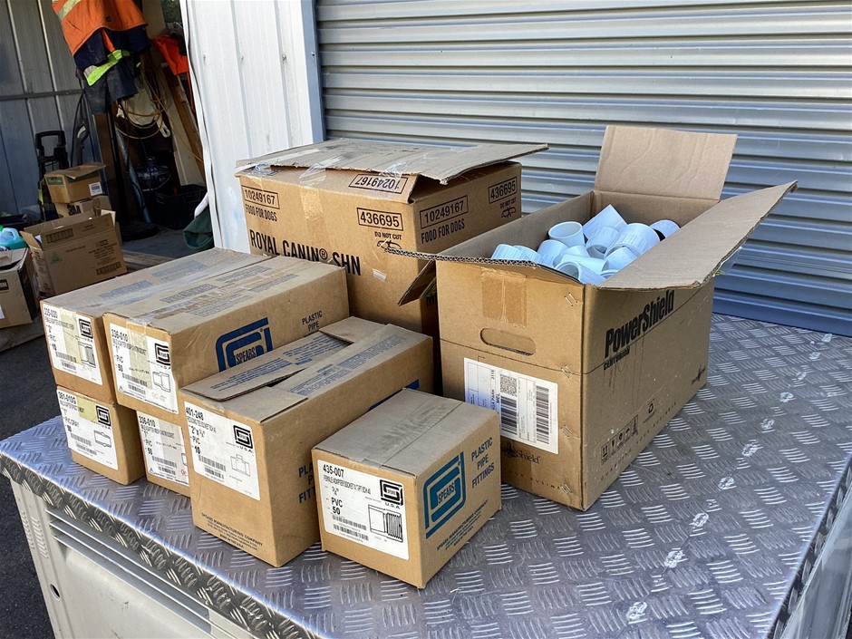 8 x Boxes of PVC Fittings Auction (0057-3033107) | Grays Australia