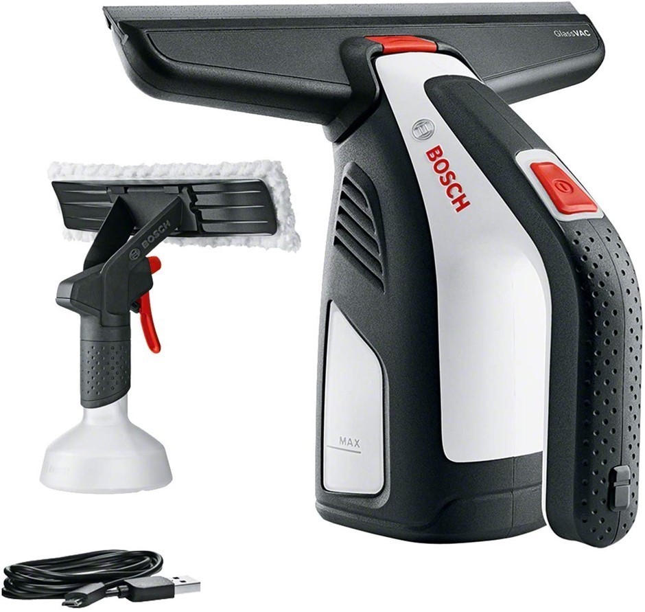 BOSCH GlassVAC Cordless Window Vac. NB: Minor Use, Not In Original Box.