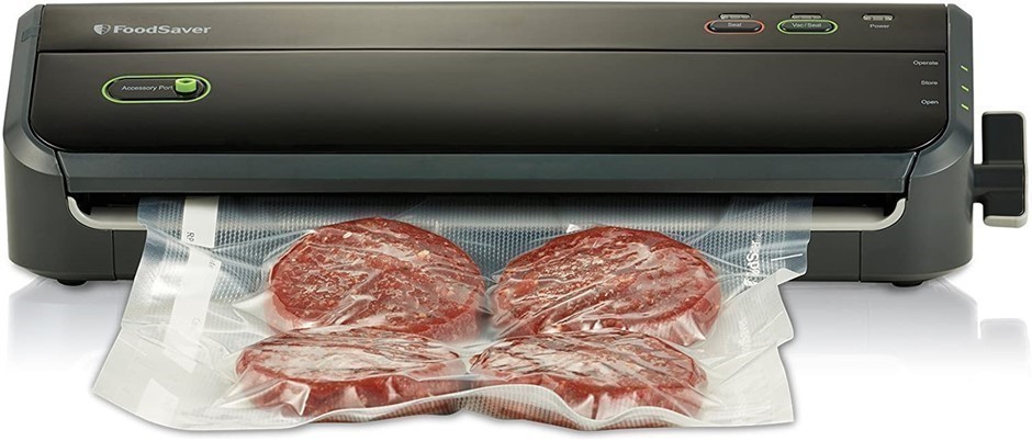 FOODSAVER Lock and Seal Vacuum Sealer, Black, 47 x 17 x 20 cm, 240V.