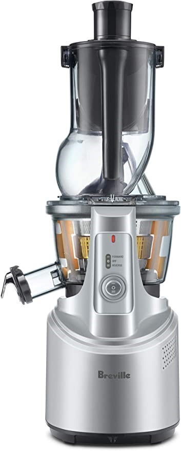 BREVILLE The Big Squeeze Juicer, Silver, Model: BJS700SIL.