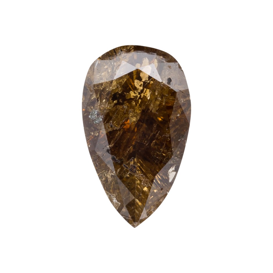 0.29ct Natural Champagne Diamond Pear Cut