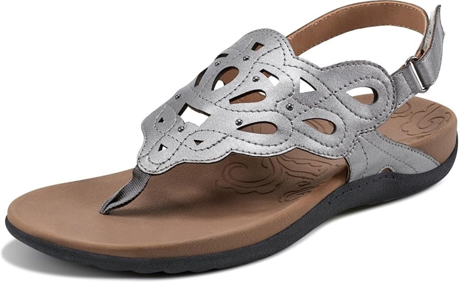 ROCKPORT Women's Ridge Sling Sandal / US6.5(Wide) / UK4 / Pewter.  Buyers N