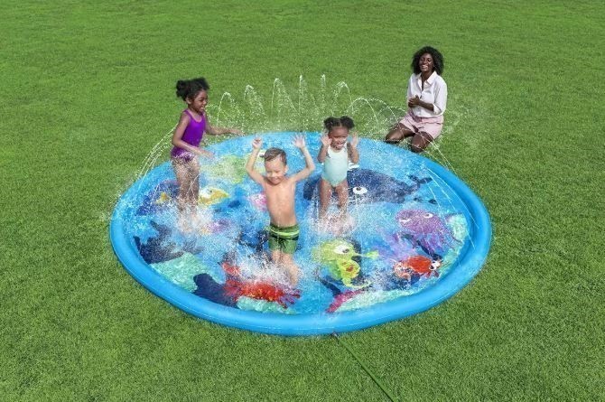 H2OGO Underwater Adventure Sprinkler Pad, 3.05m. NB: Damaged packaging, con
