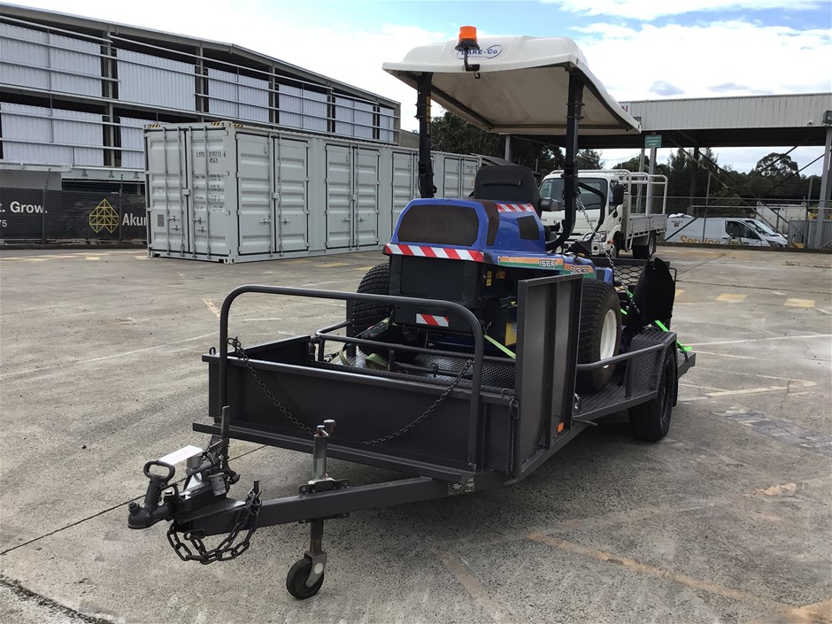 2000 Major 8x5 Single Plant Trailer + Ride-On Mower Package