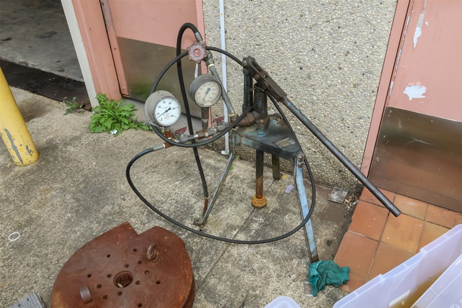 Tangye Birmingham Manual Water Pipe Testing Unit