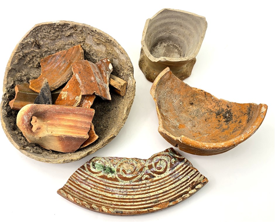 No Reserve Bulk Medieval And Earlier Pottery Fragments 