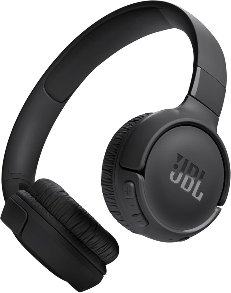 JBL Tune 520 Bluetooth On-Ear Headphones, Black.