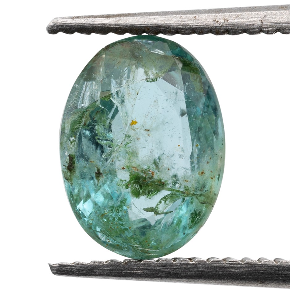 1.17ct Radiant Natural Emerald - Oval Cut