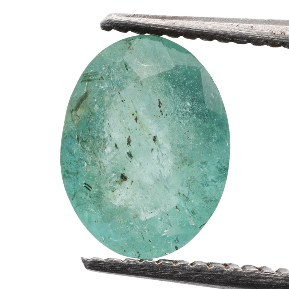 1.04ct Radiant Natural Emerald - Oval Cut