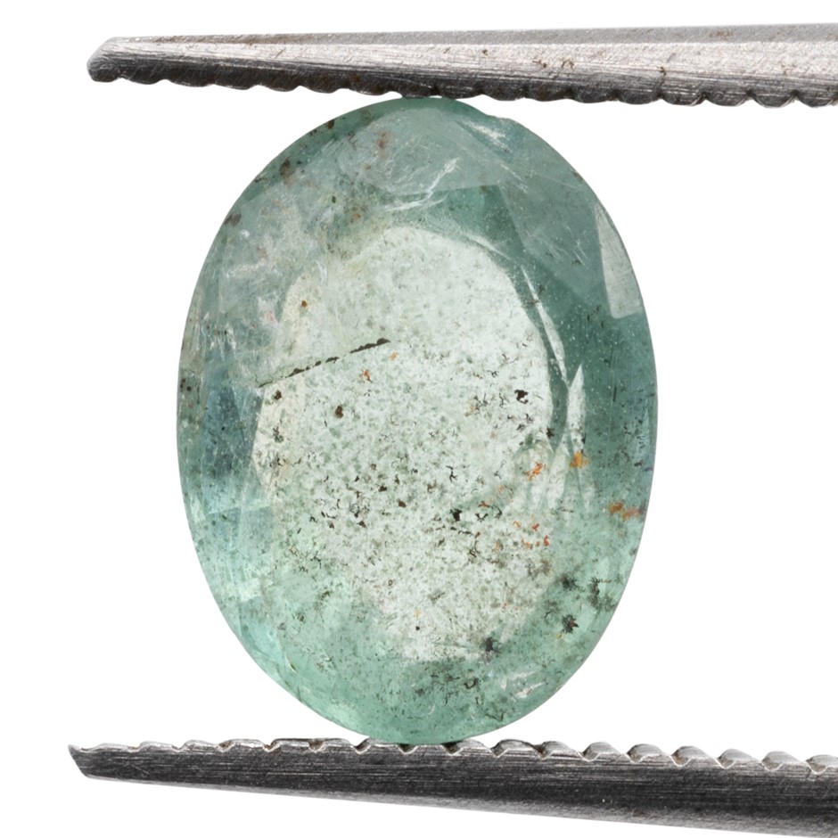 1.50ct Radiant Natural Emerald - Oval Cut
