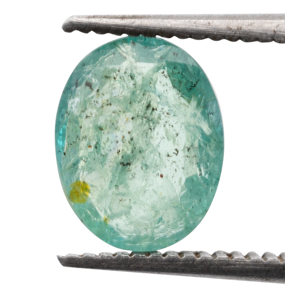 1.12ct Radiant Natural Emerald - Oval Cut