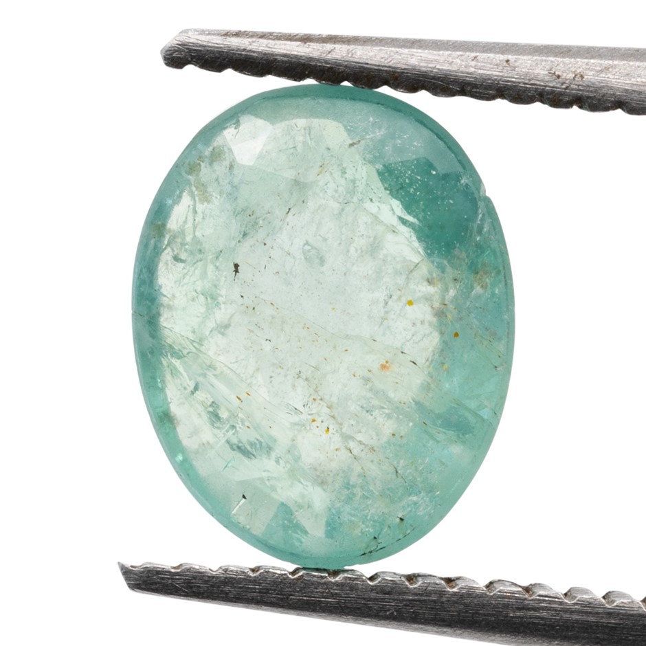 1.03ct Radiant Natural Emerald - Oval Cut